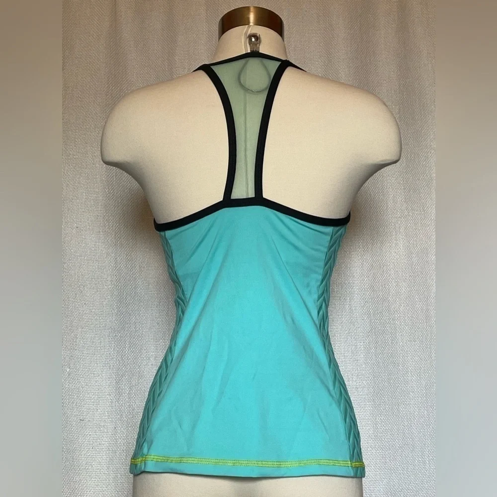 Trina Turk Recreation jacquard and mesh tank top - Picture 3 of 9